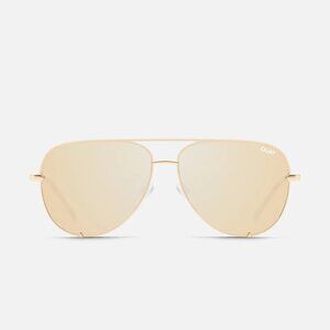 Quay High Key Gold Aviators